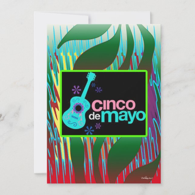 Tarjeta Cinco de Mayo (Anverso)