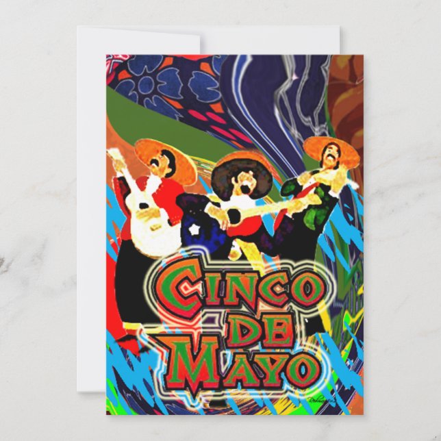 Tarjeta Cinco de Mayo (Anverso)