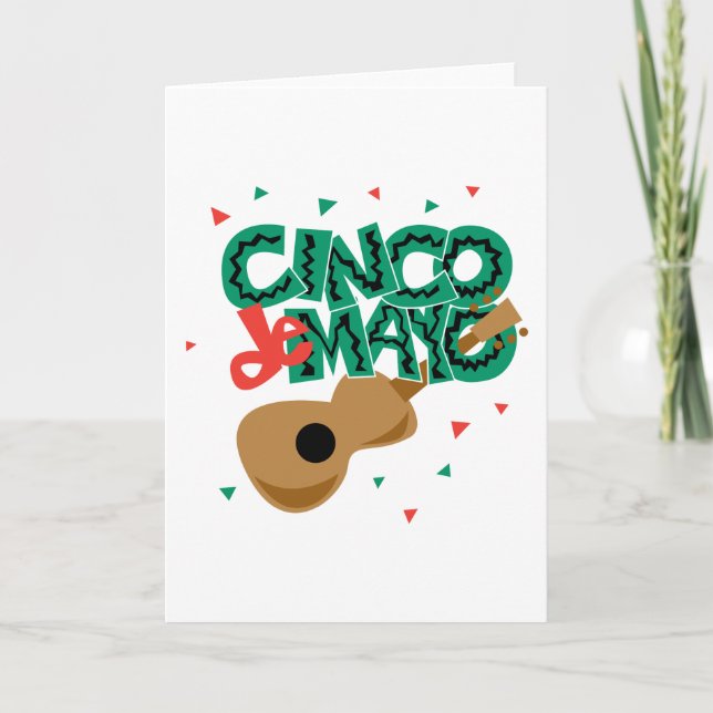 Tarjeta Cinco de Mayo (Anverso)