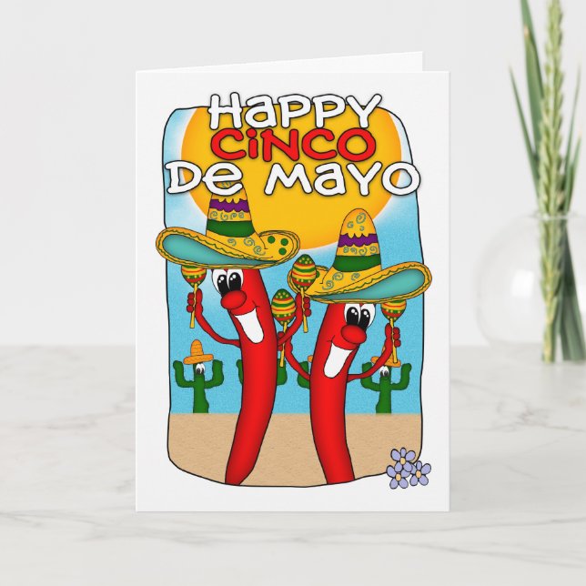 Tarjeta Cinco De Mayo (Anverso)