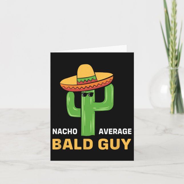 Tarjeta Cinco De Mayo Byld Cactus Nacho Chico Medio (Anverso)