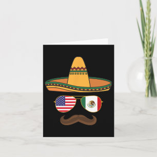 Tarjeta Cinco De Mayo Celebración Mexicana Americana 2025