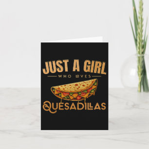 Tarjeta Cinco De Mayo Comida Sólo Un Chica Que Ama A Quesa