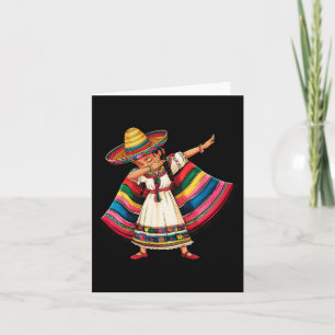 Tarjeta Cinco De Mayo Dabbing Chicas Mexicanas Sombrero Po