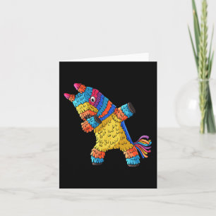 Tarjeta Cinco de Mayo Dabbing Donkey Pinata Diversión Mexi