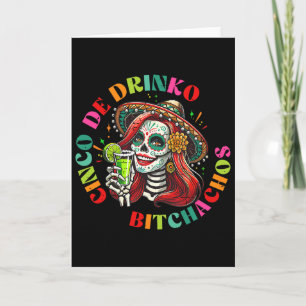 Tarjeta Cinco De Mayo Divertida Fiesta Mexicana Cinco De D
