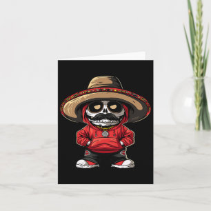 Tarjeta Cinco De Mayo Fiesta Fiesta de Esqueleto de México