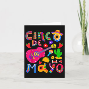 Tarjeta Cinco De Mayo Fiesta Mexicana 5 De Mayo México Mex