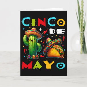 Tarjeta Cinco De Mayo Fiesta Mexicana Squad 5 De Mayo Para