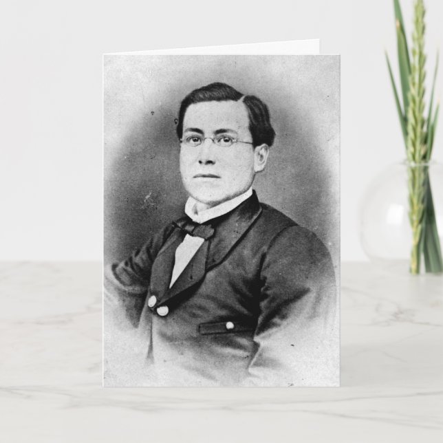 Tarjeta Cinco de Mayo Ignacio Zaragoza Seguín (Anverso)