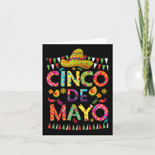 Tarjeta Cinco De Mayo Mexicano Fiesta Squad 5 De Mayo Para