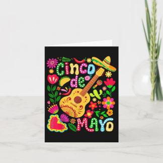 Tarjeta Cinco De Mayo Mexicano Fiesta Squad 5 De Mayo Para