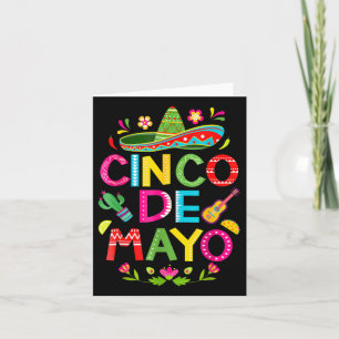 Tarjeta Cinco De Mayo Mexicano Taco Funny 5 De Mayo Lets F