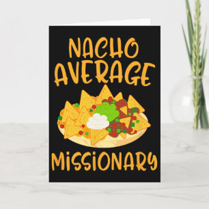 Tarjeta Cinco De Mayo Nacho Promedio Misionero Mexicano Fi