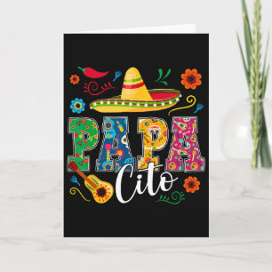 Tarjeta Cinco De Mayo Papacito Flor Papa Cito Mexicano