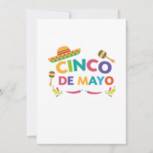 Tarjeta Cinco De Mayo Para Niños Hombres Mujeres Pinata So