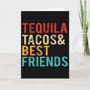 Tarjeta Cinco De Mayo Tequila Tacos Mejores Amigos Beber 