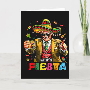 Tarjeta Cinco De Mayo Trump Taco Divertido Mexicano Trump 