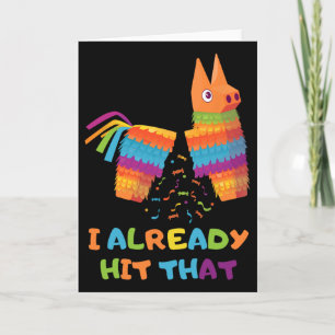 Tarjeta Cinco De Mayo Ya Le Di A Esa Pinata Divertida Mexi