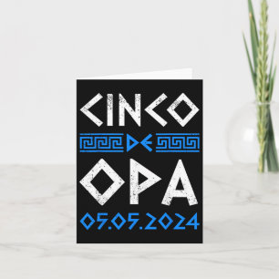 Tarjeta Cinco De Opa Funny Cinco De Mayo Ea Griega Ortodox