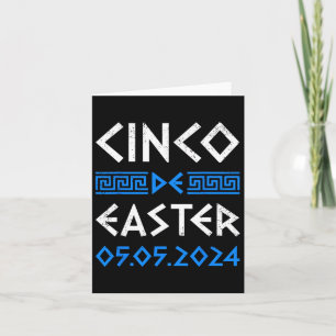 Tarjeta Cinco De Pascua Difícil Cinco De Mayo Griego Ortod