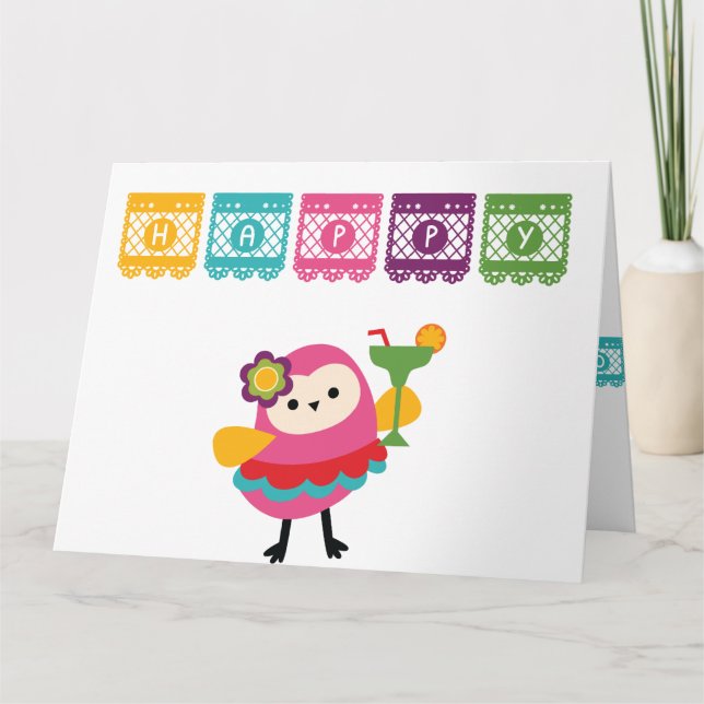 Tarjeta Cinco feliz De Mayo (Anverso)