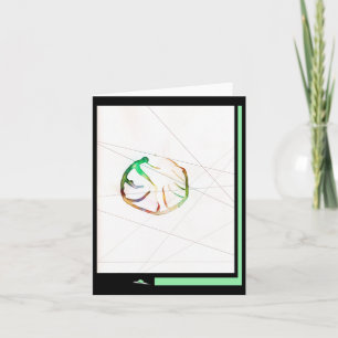 Tarjeta Cinco Pegatinas