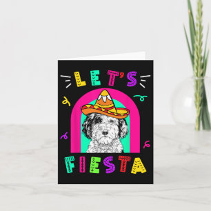 Tarjeta Cinco perros de mayo vamos a Fiesta Camisa 5 de Ma