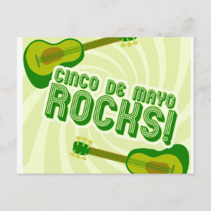 Tarjeta ¡Cinco rocas de Mayo!