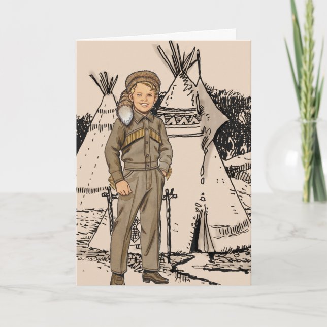 Tarjeta Cincuenta Daniel Boone (Anverso)