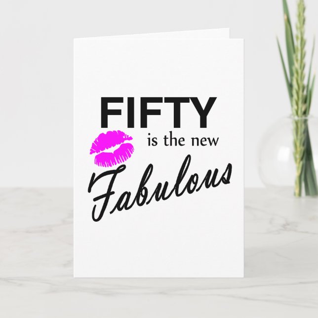 Tarjeta Cincuenta Es El Nuevo Fabuloso (Anverso)