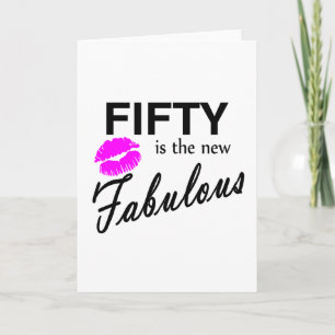 Tarjeta Cincuenta Es Lo Nuevo Fabuloso
