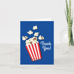 Tarjeta Cine de cine Popcorn Birday Party