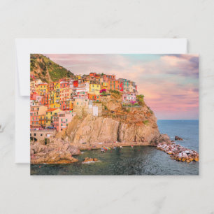 Tarjeta Cinque Terre, Sunset