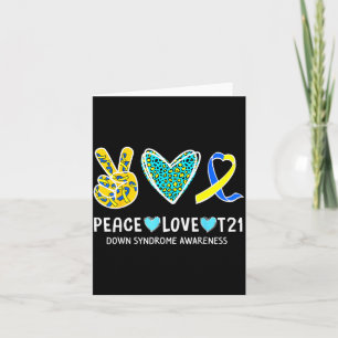 Tarjeta Cinta Azul Amarillo Amor Paz Mínimo
