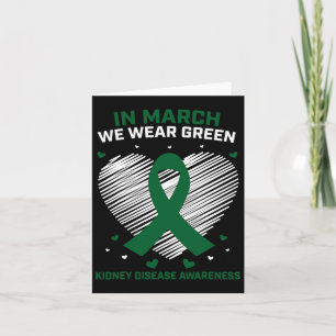 Tarjeta Cinta Cardíaca En Marzo Usamos Enfermedad Renal Ve