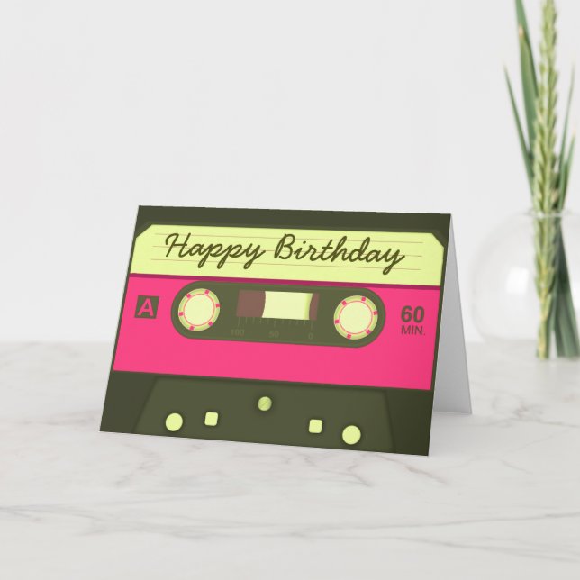 Tarjeta Cinta Cassette (Anverso)