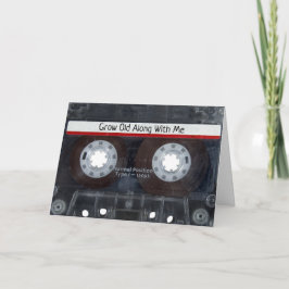 Tarjeta Cinta Cassette de aniversario