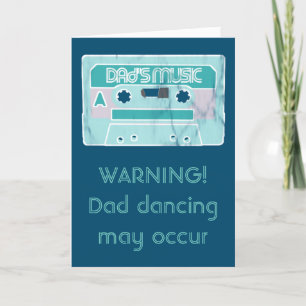 Tarjeta Cinta de casete antigua música de papá