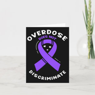 Tarjeta Cinta de Concientización Morada No discrimina 1