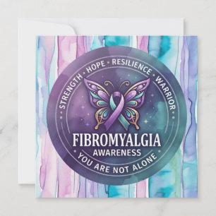 Tarjeta Cinta de mariposa para la concienciación sobre la