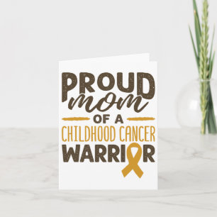 Tarjeta Cinta de oro para la conciencia de la madre sobre 