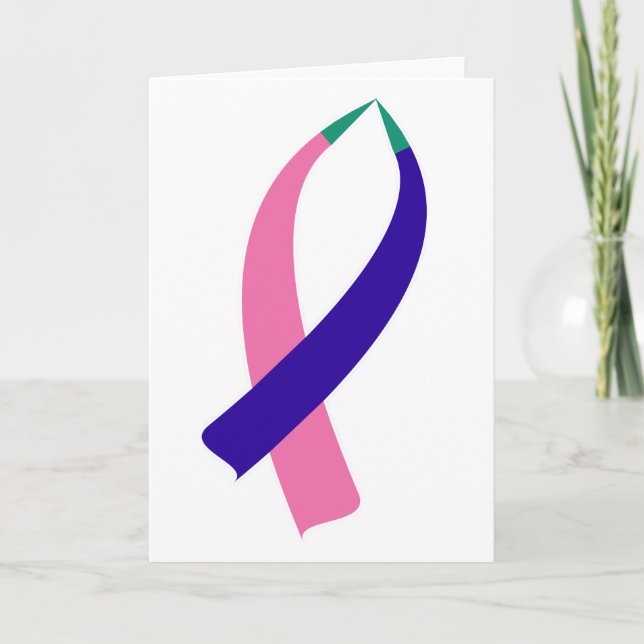 Tarjeta Cinta de sensibilización (Cáncer de tiroides) (Anverso)