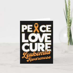 Tarjeta Cinta de sensibilización de leucemia de apoyo a la