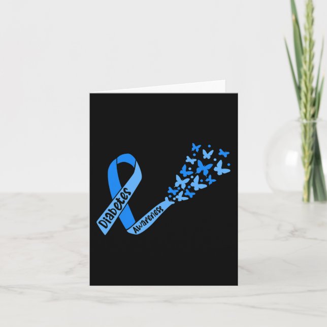 Tarjeta Cinta De Sensibilización Sobre La Diabetes Y Marip (Anverso)
