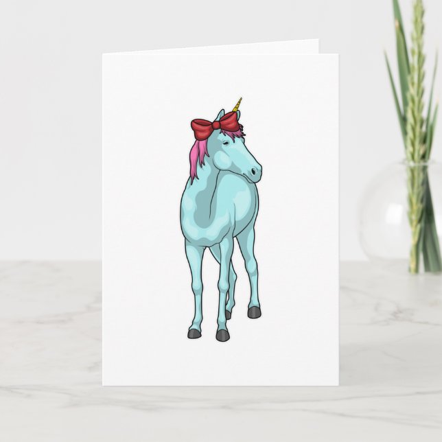 Tarjeta Cinta de Unicorn (Anverso)