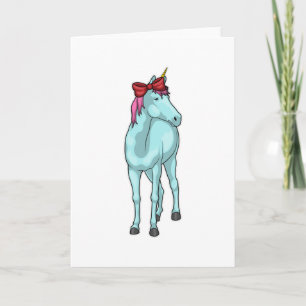 Tarjeta Cinta de Unicornio