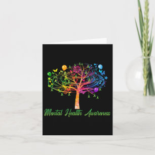 Tarjeta Cinta del árbol de sensibilización sobre la salud