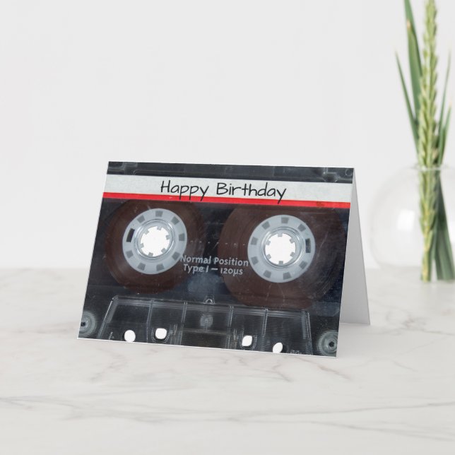 Tarjeta Cinta Feliz Cumpleaños (Anverso)
