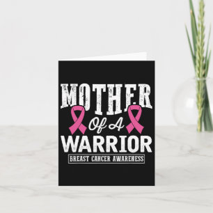 Tarjeta Cinta Rosa Concienciación Sobre El Cáncer De Mama
